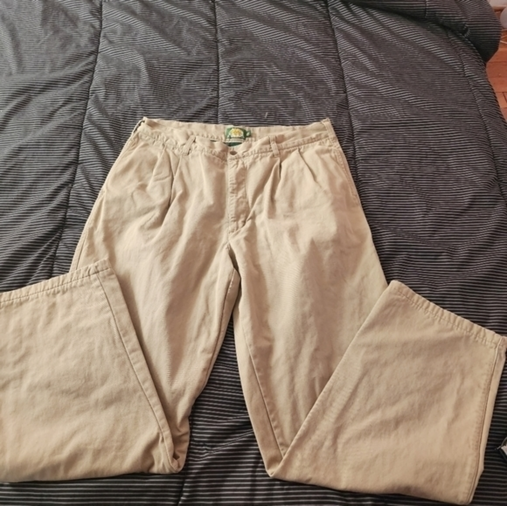 Cabelas Mens Flannel‎ Lined Hiking Camping Outdoor Pants 38x32